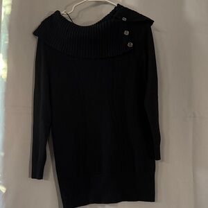 Style & Co. Black Cowl Neck Sweater